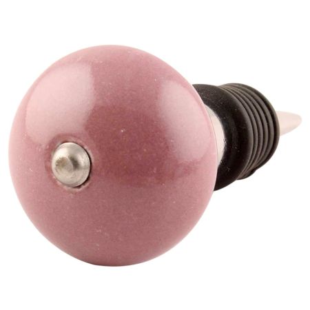 Solid Lavender Ceramic Wine Stopper